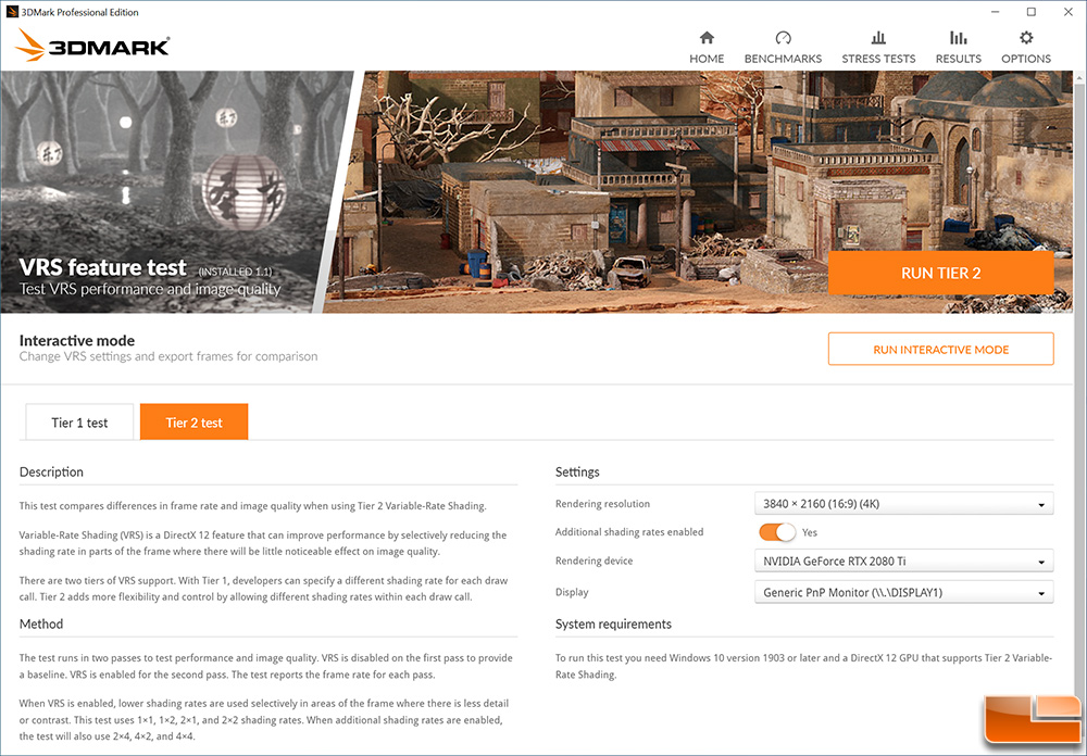 UL Benchmarks Adds DX12 Sampler Feedback Feature Test To 3DMark