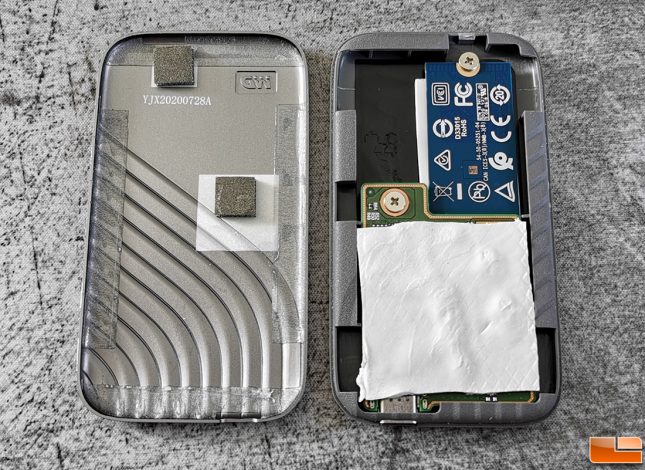 WD My Passport 2020 Portable SSD PCB Inside Circuit Board