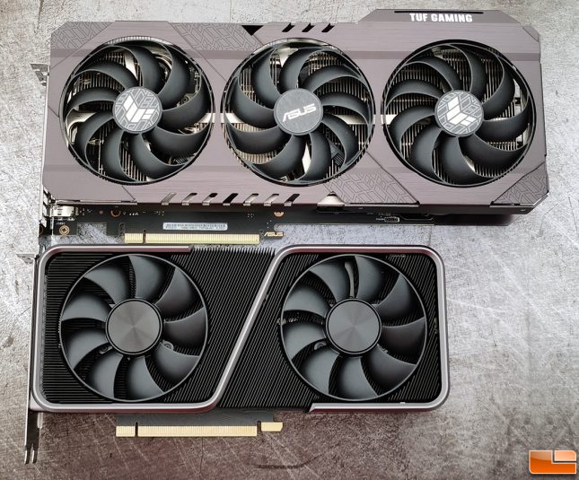 ASUS TUF Gaming GeForce RTX 3070 with 3070 Founders Edition