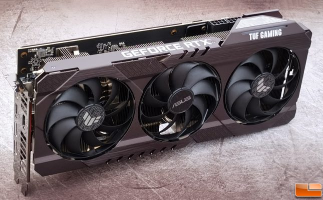 ASUS TUF Gaming GeForce RTX 3070 Angle