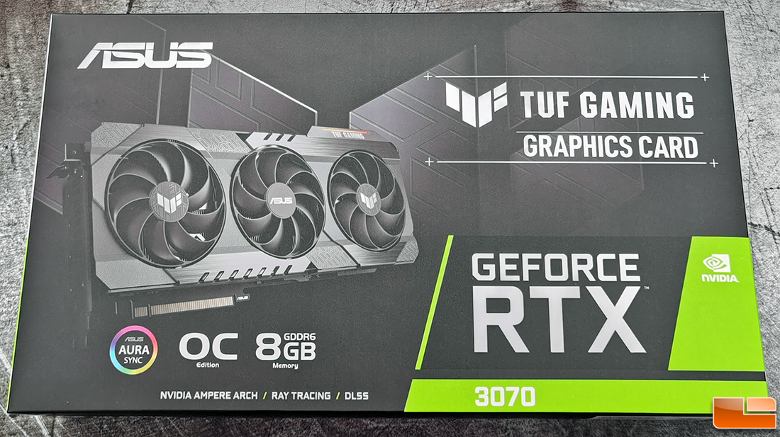 ASUS TUF Gaming GeForce RTX 3070 OC Edition Review - Legit Reviews