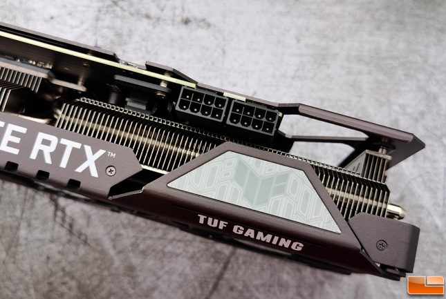 ASUS TUF Gaming GeForce RTX 3070 Graphics Card PCIe Power Connectors