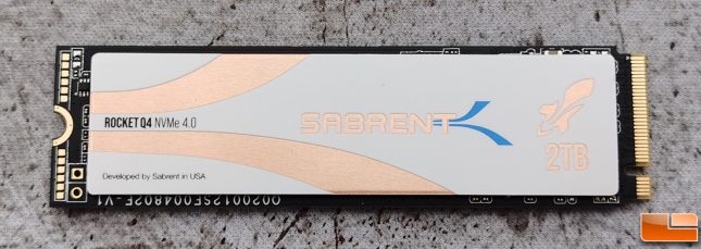 Sabrent 2TB Rocket Q4 M.2 NVMe PCIe Gen4 SSD