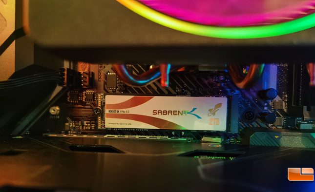 Sabrent 2TB Rocket Q4 NVMe SSD Installed