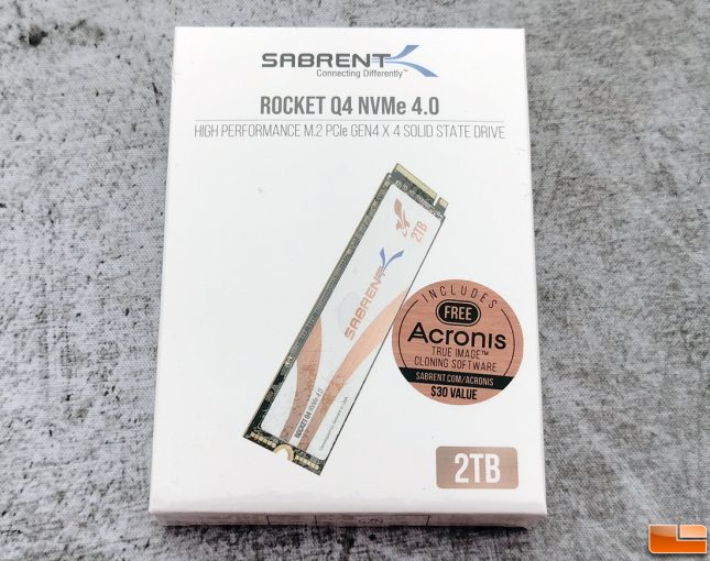 Sabrent 2TB Rocket Q4 PCIe Gen4 SSD