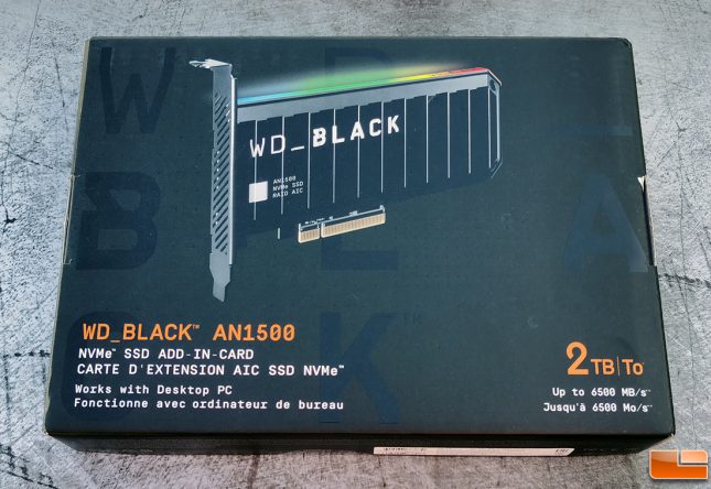 WD_Black AN1500 Retail Boxed NVMe RAID SSD