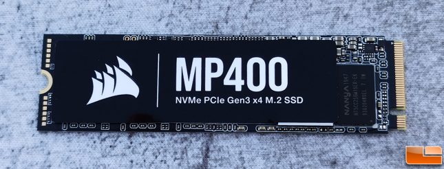 Corsair MP400 NVMe SSD Front