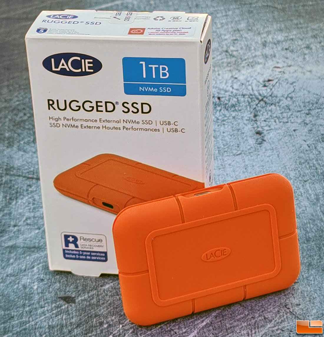 LaCie Rugged SSD 1TB : Test du SSD et Avis complet - Crash Test inclus