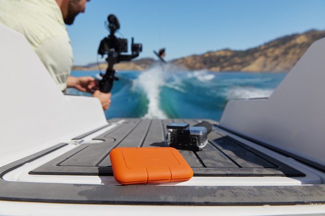 Lacie Rugged SSD on Boat