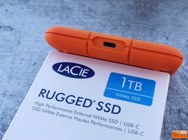 Lacie Rugged SSD 1TB Portable Drive USB Type-C Connector