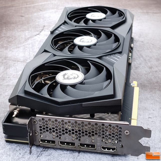 MSI GeForce RTX 3070 GAMING X TRIO 8GB Graphics Card Video Outputs