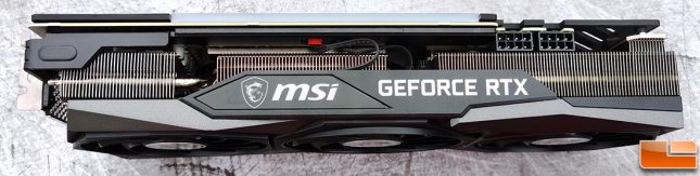 MSI GeForce RTX 3070 GAMING X TRIO 8GB Graphics Card Top