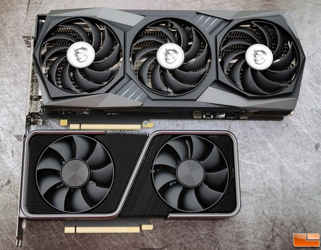 MSI GeForce RTX 3070 GAMING X TRIO 8GB Graphics Card with 3070 Founders Edition