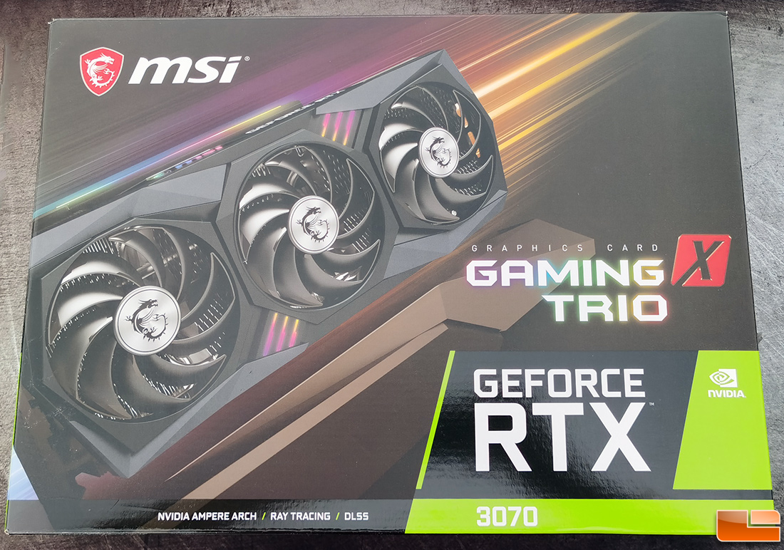 MSI GeForce RTX 3070 GAMING X TRIO 8GB Review - Legit Reviews