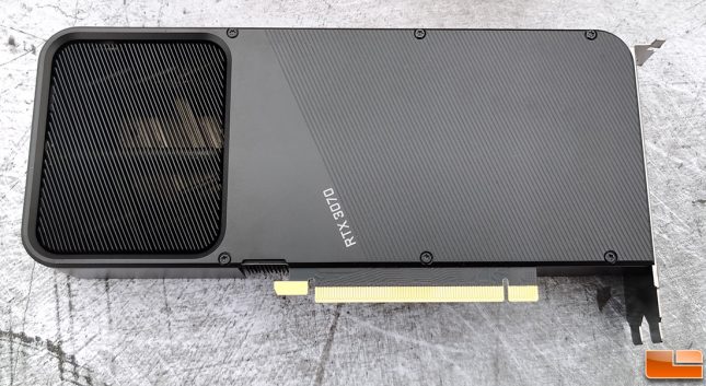 NVIDIA GeForce RTX 3070 Founders Edition Backplate