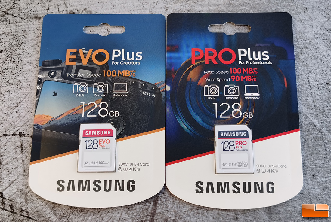 terrorisme Sæt ud Forsømme Samsung SD Card Review - PRO Plus versus EVO Plus - Legit Reviews