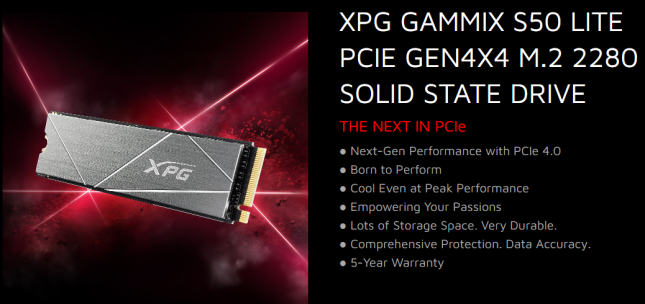 XPG GAMMIX S50 Lite