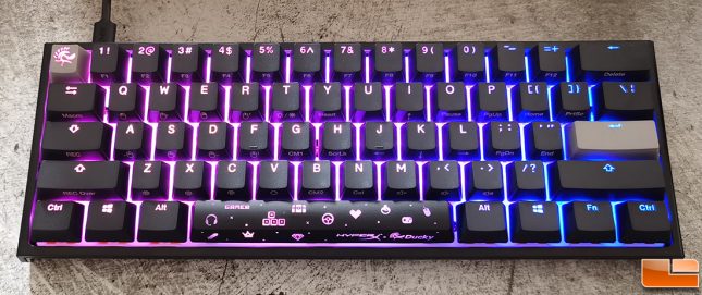 HyperX x Ducky One 2 Mini Limited Edition Keyboard RGB Lighting