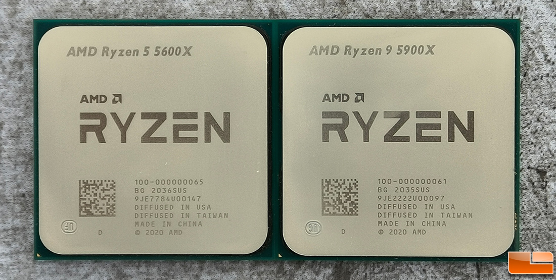 AMD Ryzen 9 5900X and Ryzen 5 5600X CPU Review - Legit Reviews