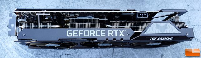 ASUS TUF Gaming GeForce RTX 3060 Ti Video Card Top