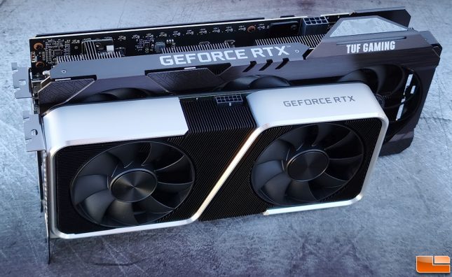 ASUS TUF Gaming GeForce RTX 3060 Ti compared with 3060 Ti Founders Edition