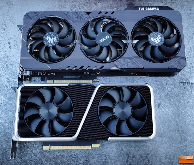 ASUS TUF Gaming GeForce RTX 3060 Ti compared with 3060 Ti Founders Edition