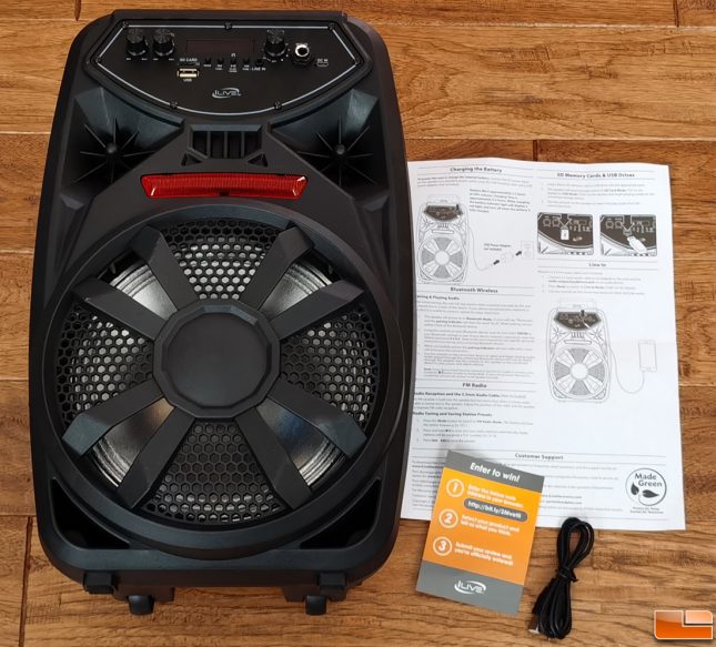 iLive ISB380B Tailgate Speaker