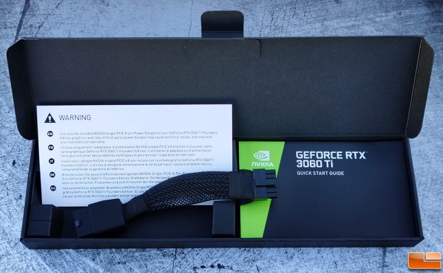 NVIDIA GeForce RTX 3060 Ti Founders Edition 12-pin PCIe Power Connector