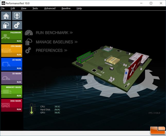 PassMark PerformanceTest 10