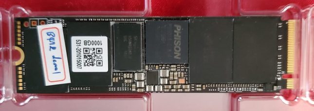 Phison E18 with new layout and Micron NAND Flash