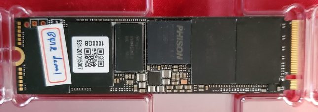 Phison E18 with new layout and Micron NAND Flash