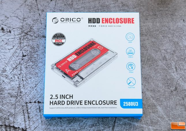 ORICO Cassette Tape HDD Drive Enclosure 2580U3