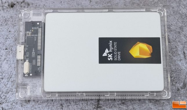 ORICO Cassette Tape Drive Enclosure 2580U3 with SK Hynix SSD