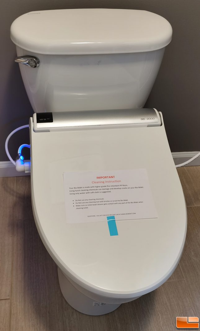 Bio Bidet BB2000 bidet toilet seat installation