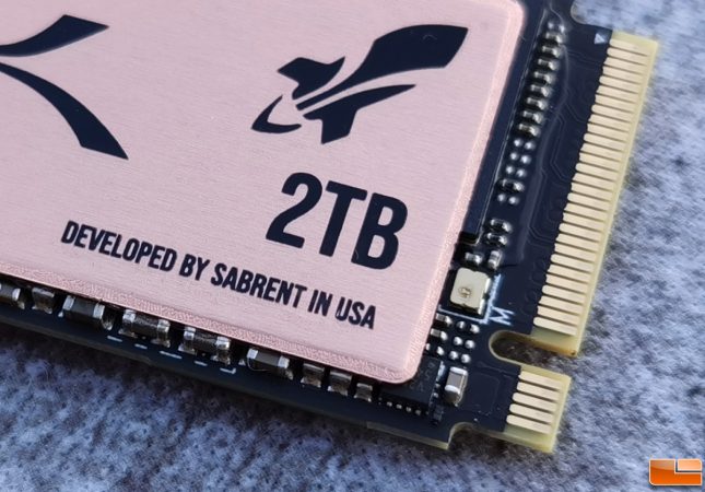 Sabrent Rocket 4 Plus NVMe SSD Copper Label