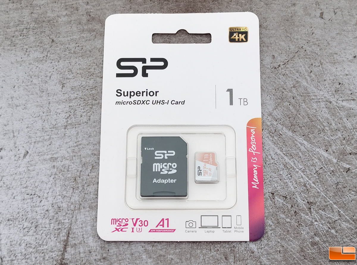 Silicon Power 1tb Superior Microsdxc Memory Card Review Legit Reviews Microsdxc 1tb Cards Get Cheaper Thanks To Silicon Power