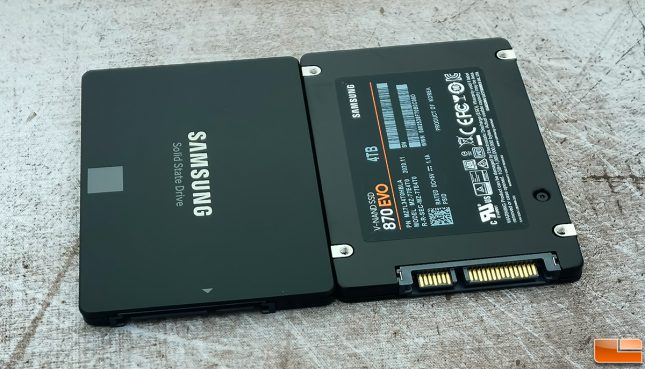 Samsung 870 EVO SATA SSD in 1TB and 4TB Capacities