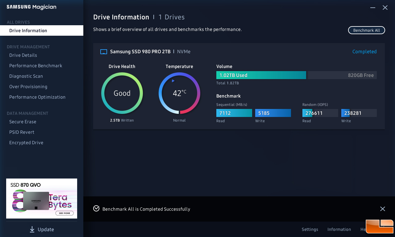 Samsung 980 PRO 2TB NVMe SSD Review - Legit Reviews