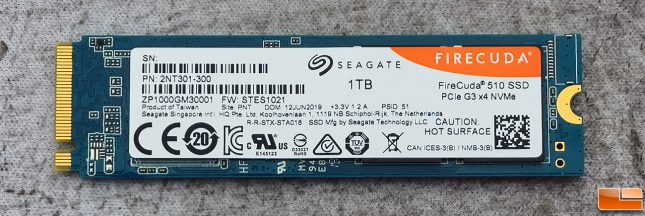 Seagate FireCuda Gaming 510 Series 1TB NVMe SSD