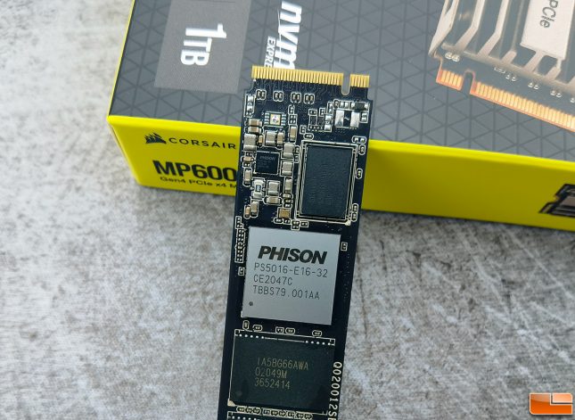 Corsair MP600 CORE 1TB NVMe SSD - Phison E16 Controller