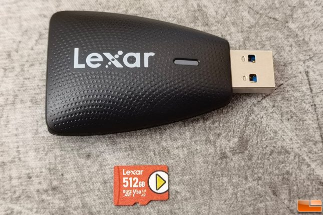 Lexar Play 51GB microSDXC Memory Card with Lexar Multi-Card Reader 