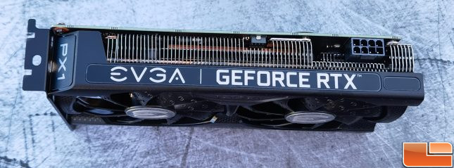 EVGA GeForce RTX 3060 Black Video Card Top
