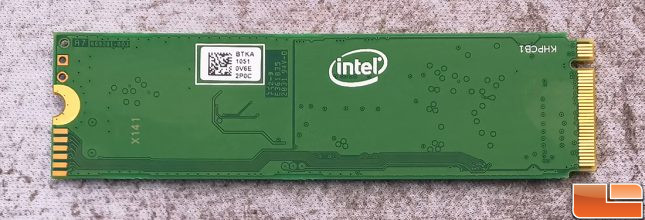 Intel SSD 670p Single-Sided PCB Back