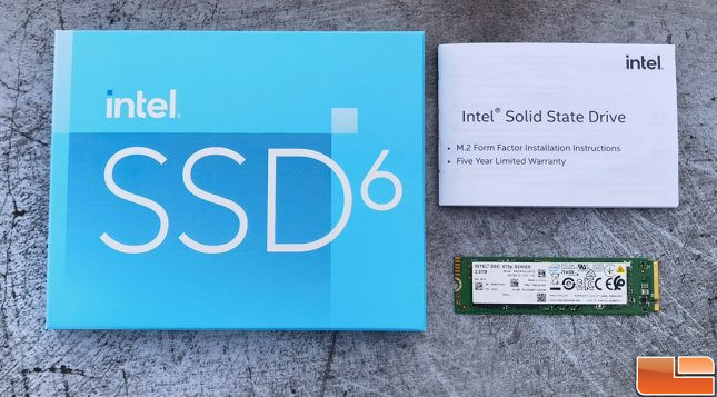 Intel SSD 670p Retail Packaging