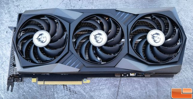 MSI GeForce RTX 3060 Gaming X Trio Video Card Front