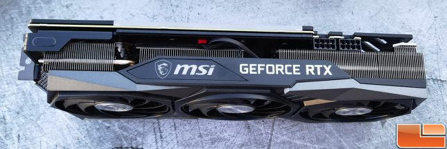 MSI GeForce RTX 3060 Gaming X Trio Video Card Top