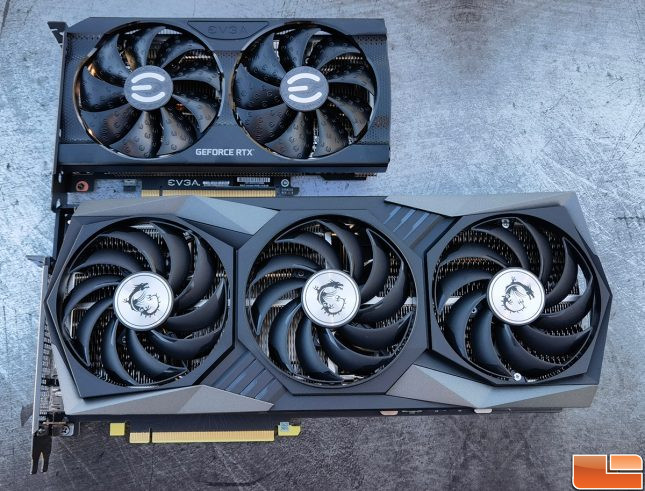 MSI Versus EVGA GeForce RTX 3060 Cards