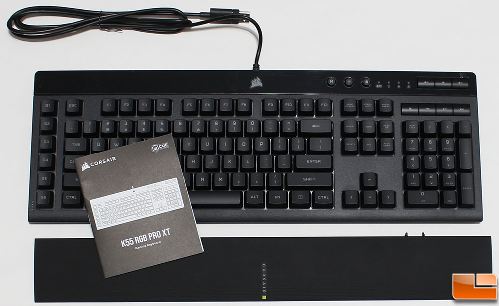 Corsair K55 RGB Pro XT Gaming Keyboard Review - Legit Reviews