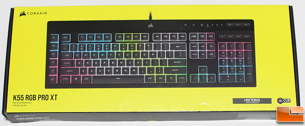 Corsair K55 RGB Pro Gaming Keyboard Review - Legit Reviews