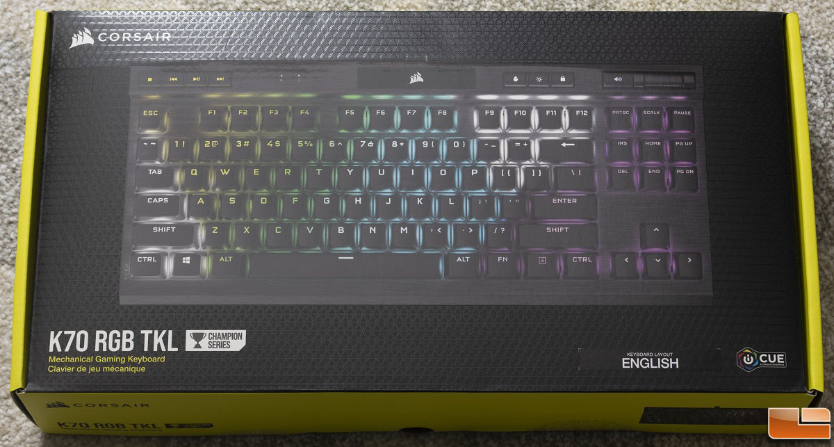 Corsair K70 RGB TKL Champion Series Keyboard Review - Legit Reviews